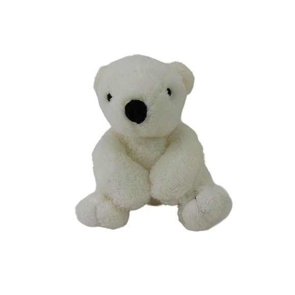 Konfirst Consulting White Bear Plush 7" Stuffed Animal - Picture 2 of 6